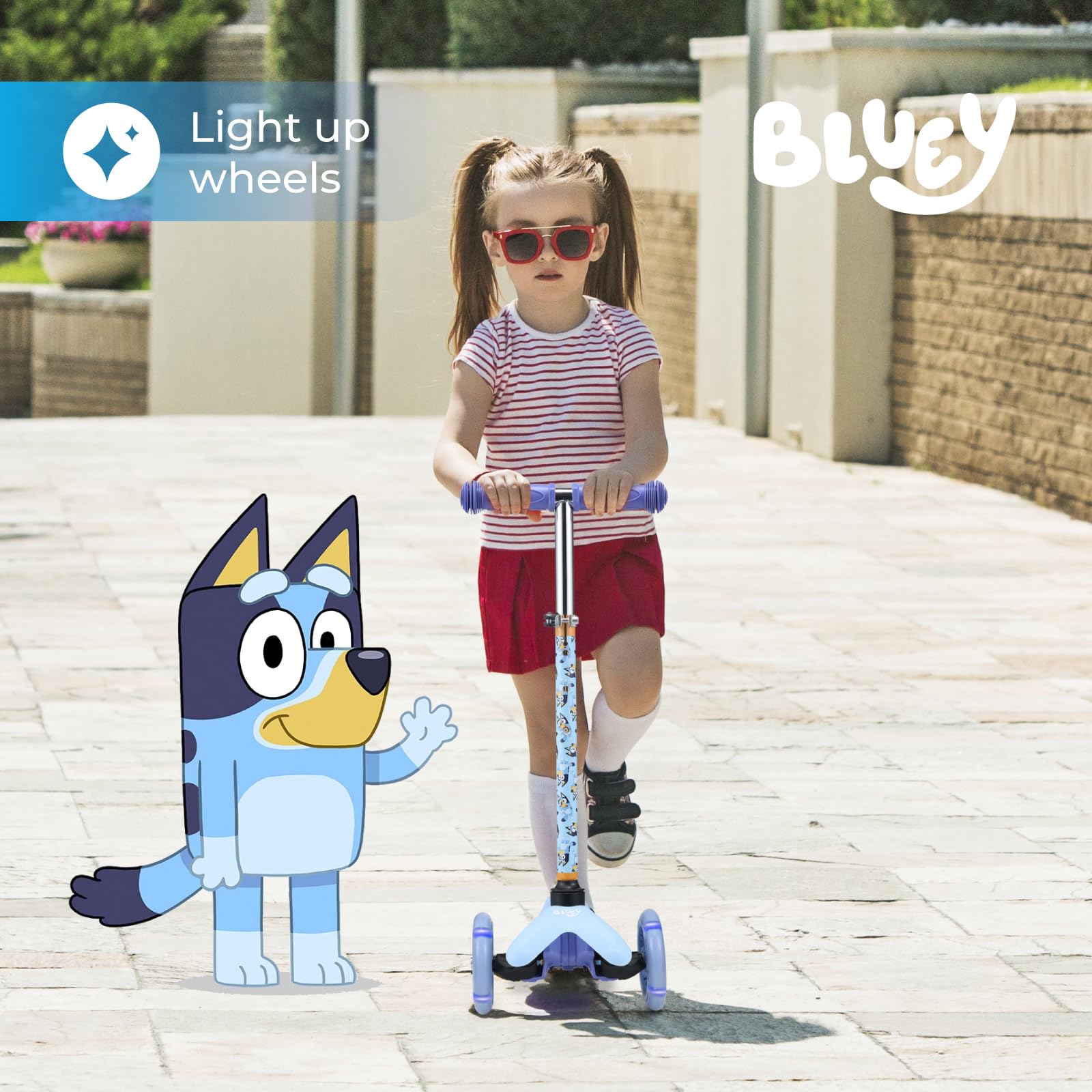 Voyager Bluey non-slip handlebars for secure grip