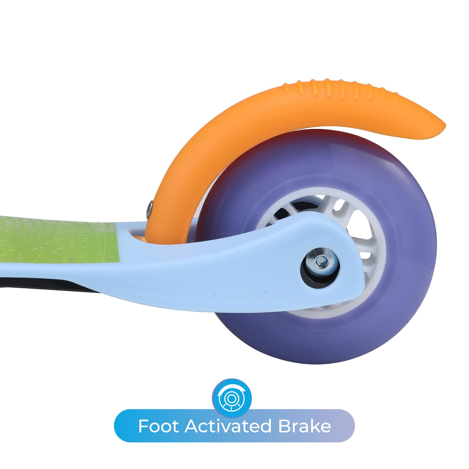 Voyager Bluey scooter rear brake system in use