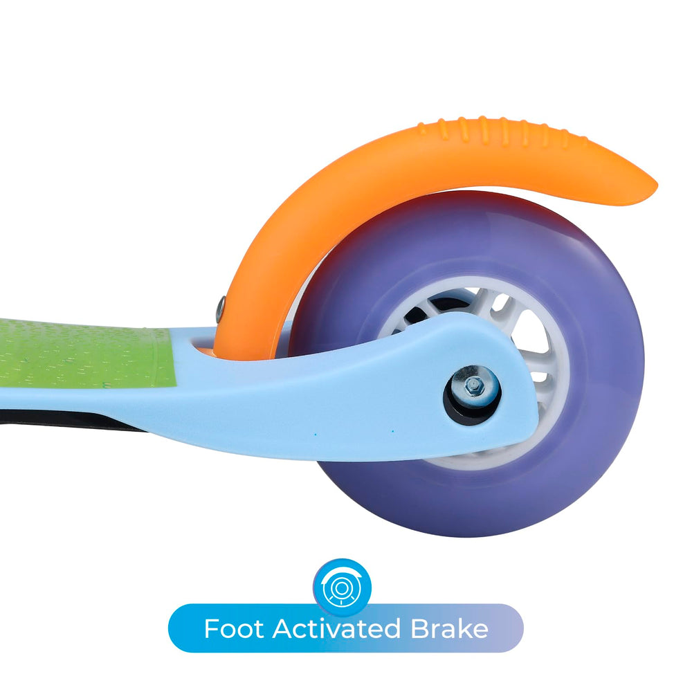 Voyager Bluey scooter rear brake system in use