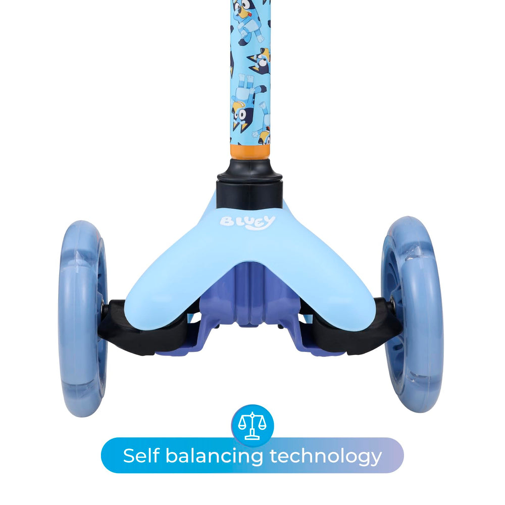 Voyager Bluey three-wheel platform aiding early riders