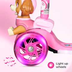 Voyager Paw Patrol Skye LED deck and wheels boost visibility during rides