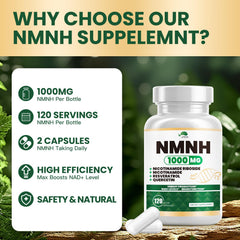 VPKIN NMNH daily-use scene with two-capsule regimen setup