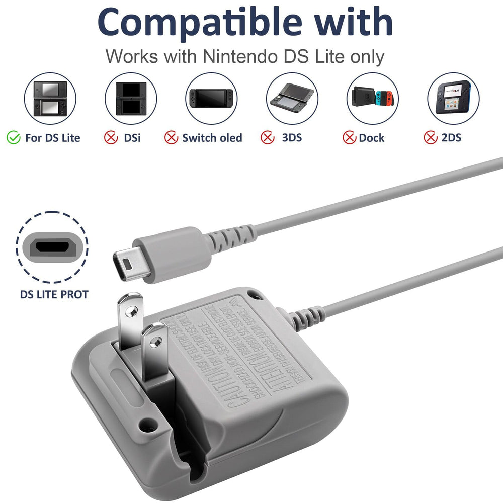 Vranzoral DS Lite Charger collapsible plug enables flat packing.