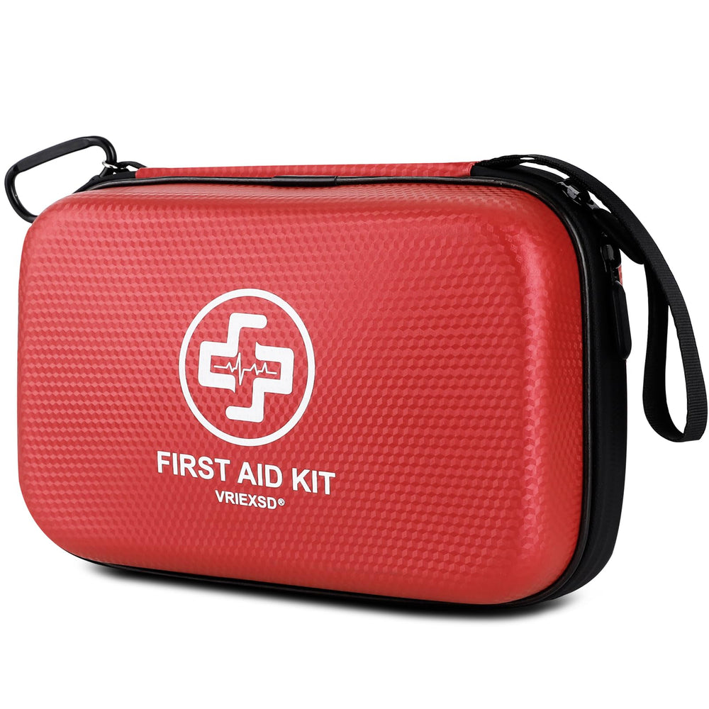 Vriexsd Premium First Aid Kit full contents organized for quick access during emergencies.