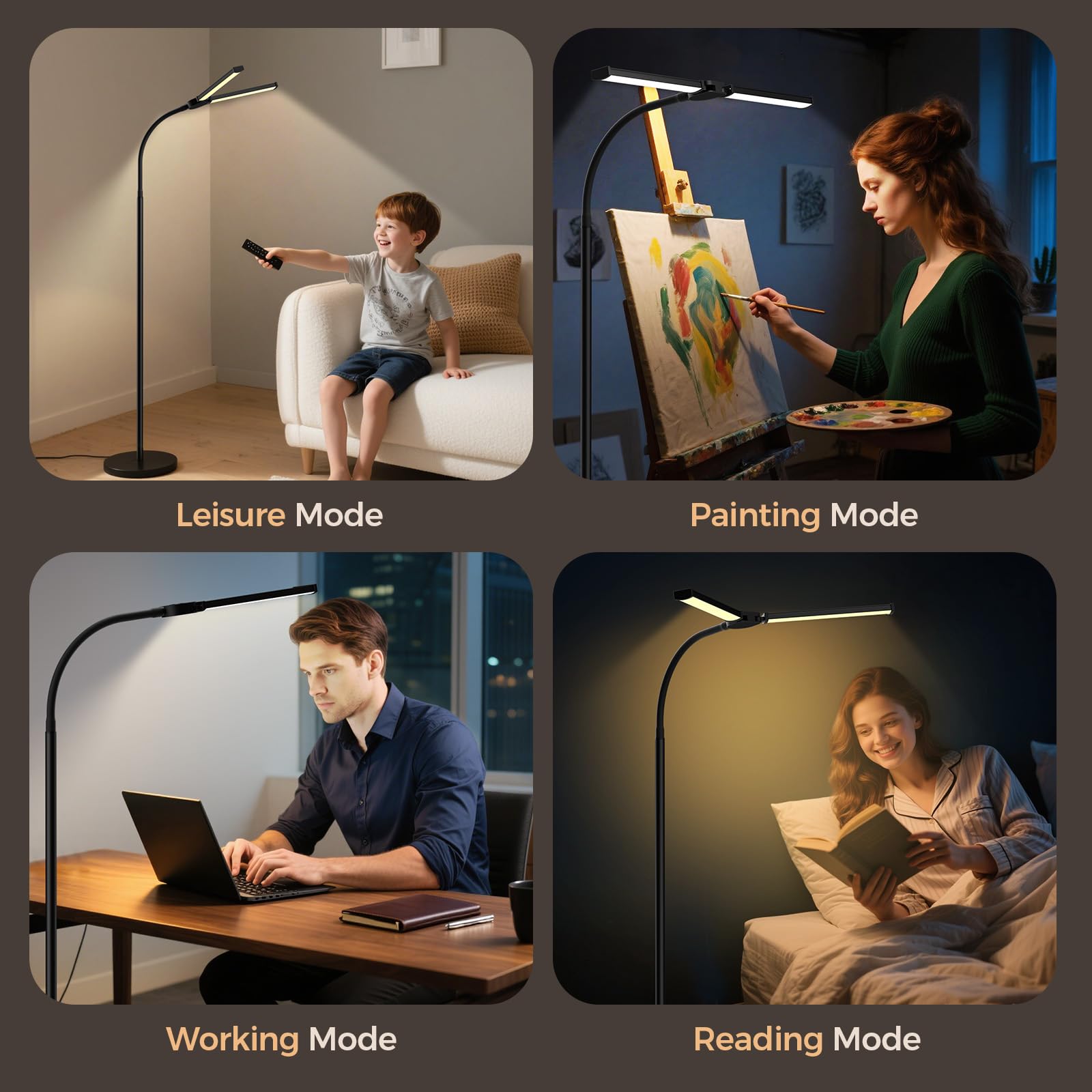 VrimNowit easy-installation lamp setup completed without tools
