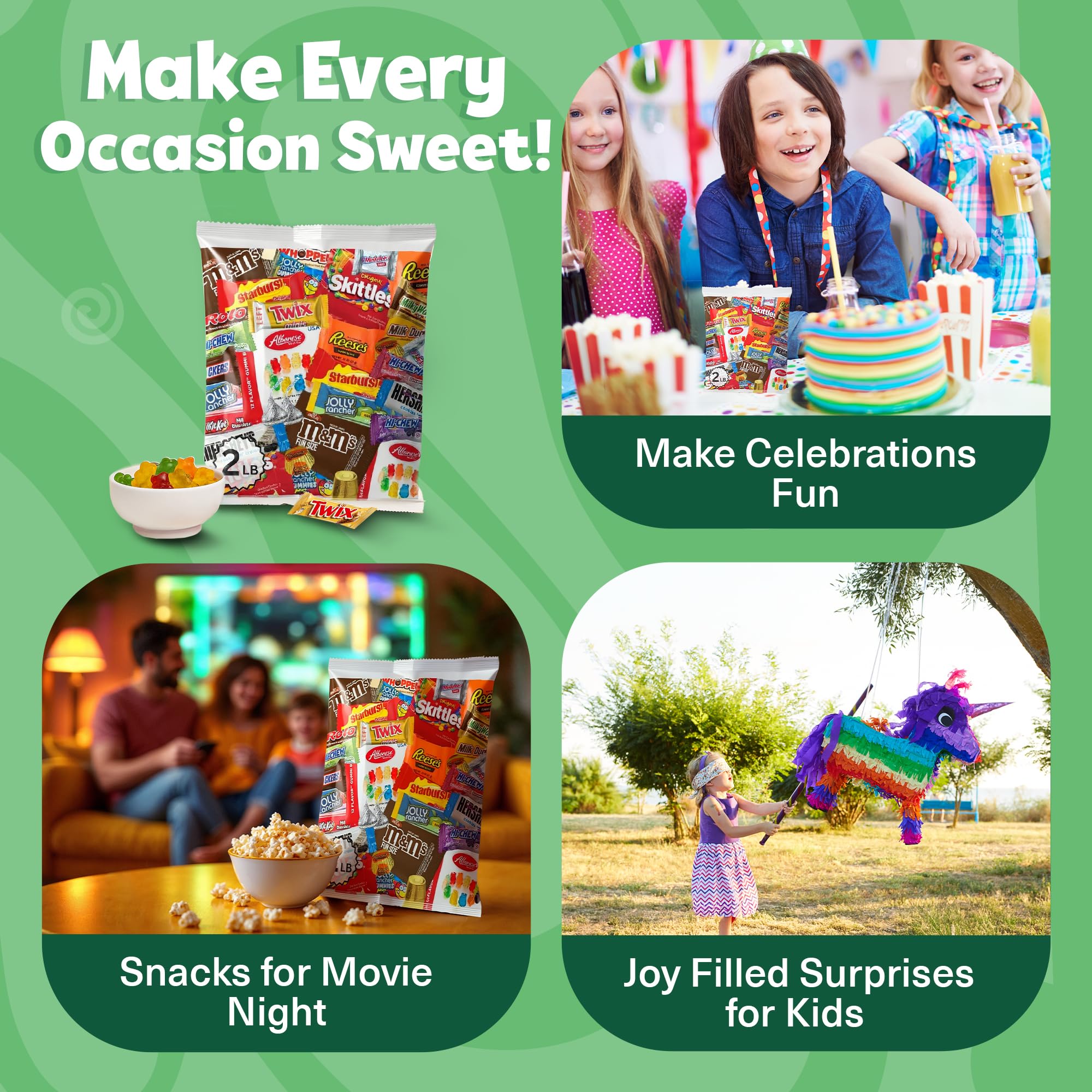 V River Finn party bowls and pinatas, ready-to-fill with vibrant inviting candy