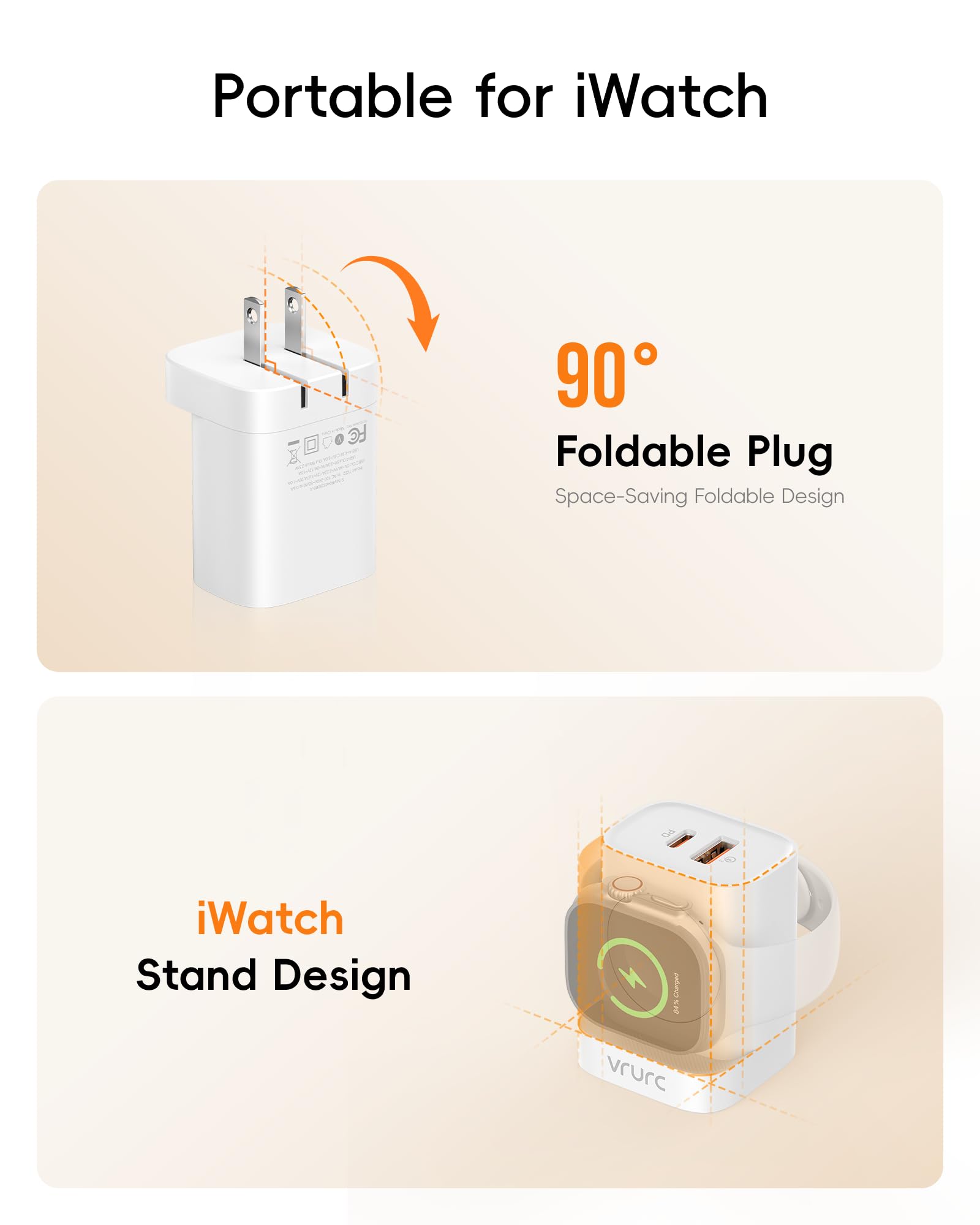 VRURC USB-A port complements USB-C for versatile charging