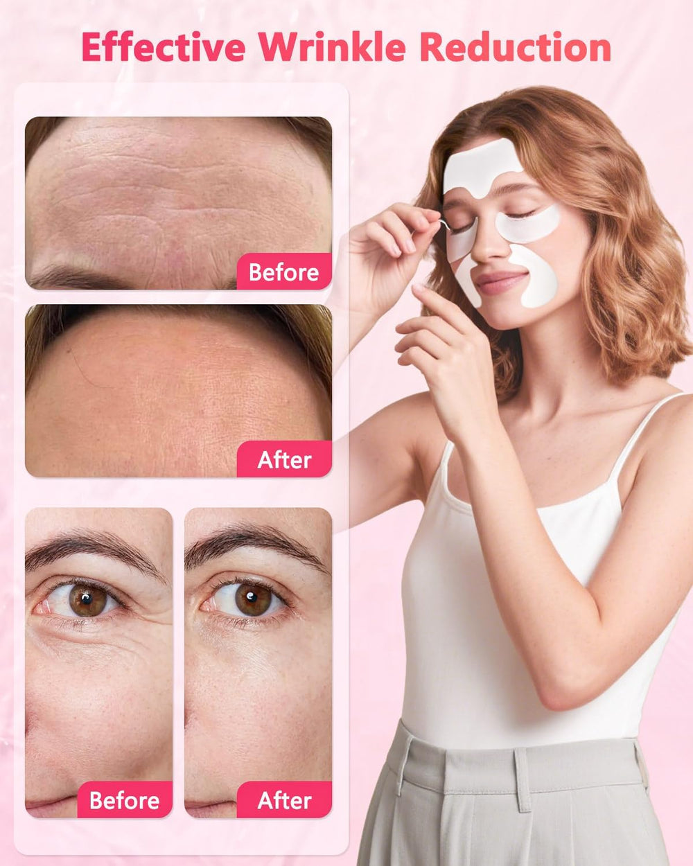 Vryioh smile line patches target the mouth area for subtle lift.