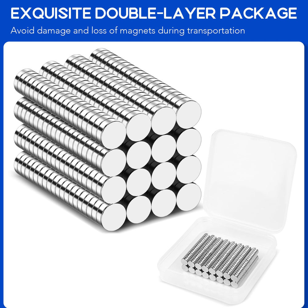 VSKIZ magnets on a whiteboard holding notes, ideal for classrooms and offices.