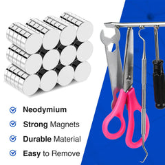 VSKIZ magnets in plastic case for easy transport and storage.