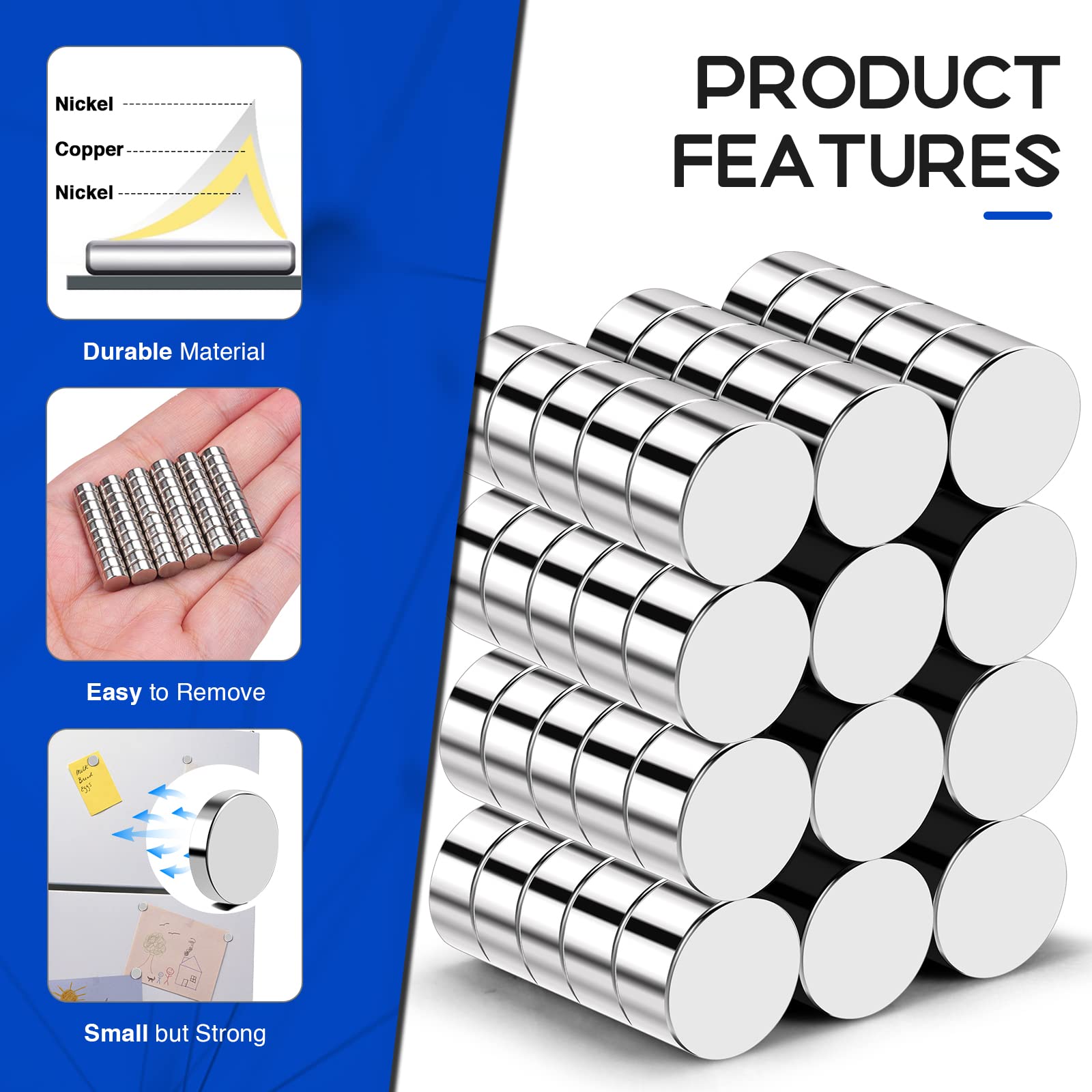 VSKIZ whiteboard magnets great for classroom and office organization.