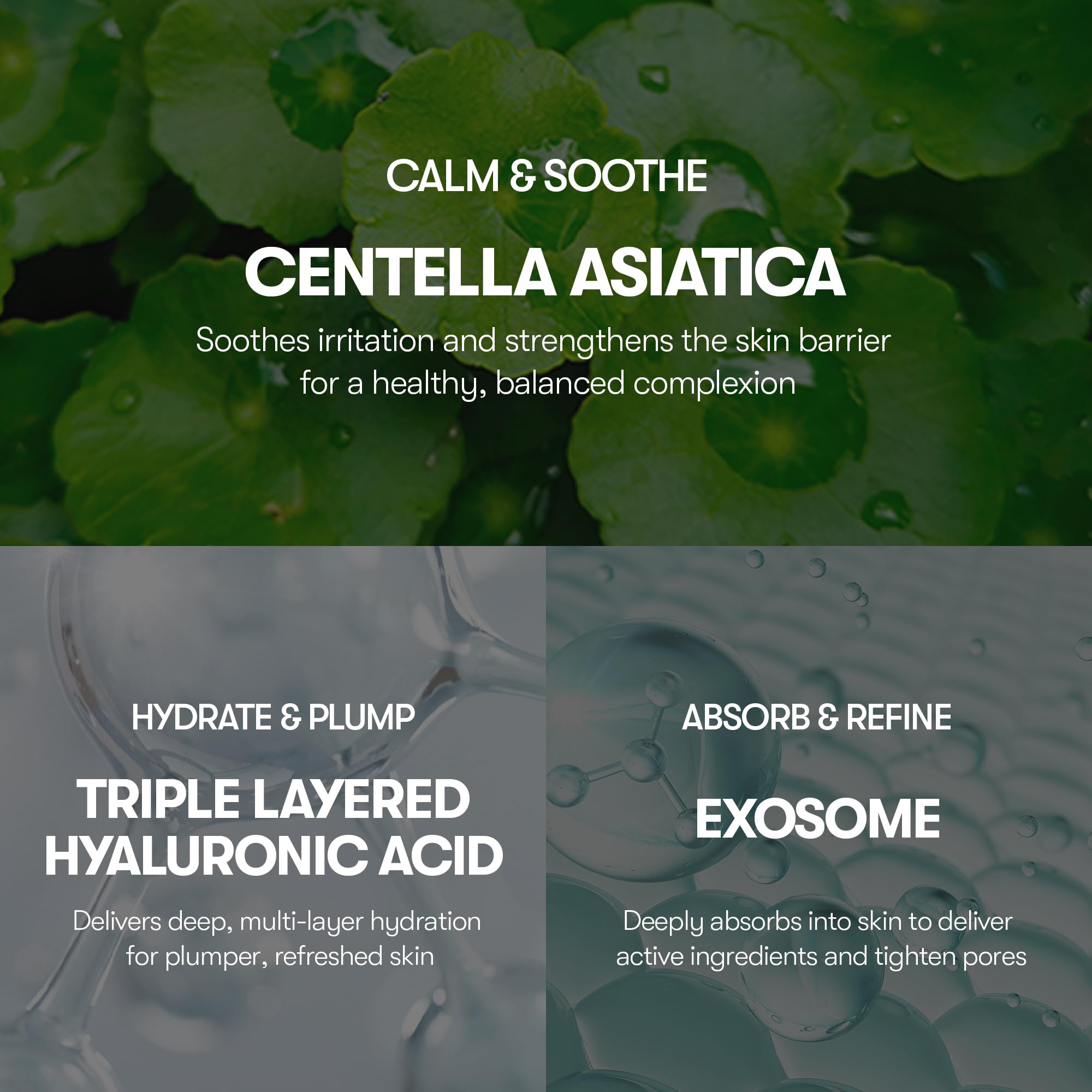 VT COSMETICS Cica-Exosome Mask vegan sheet adheres gently to sensitive skin.