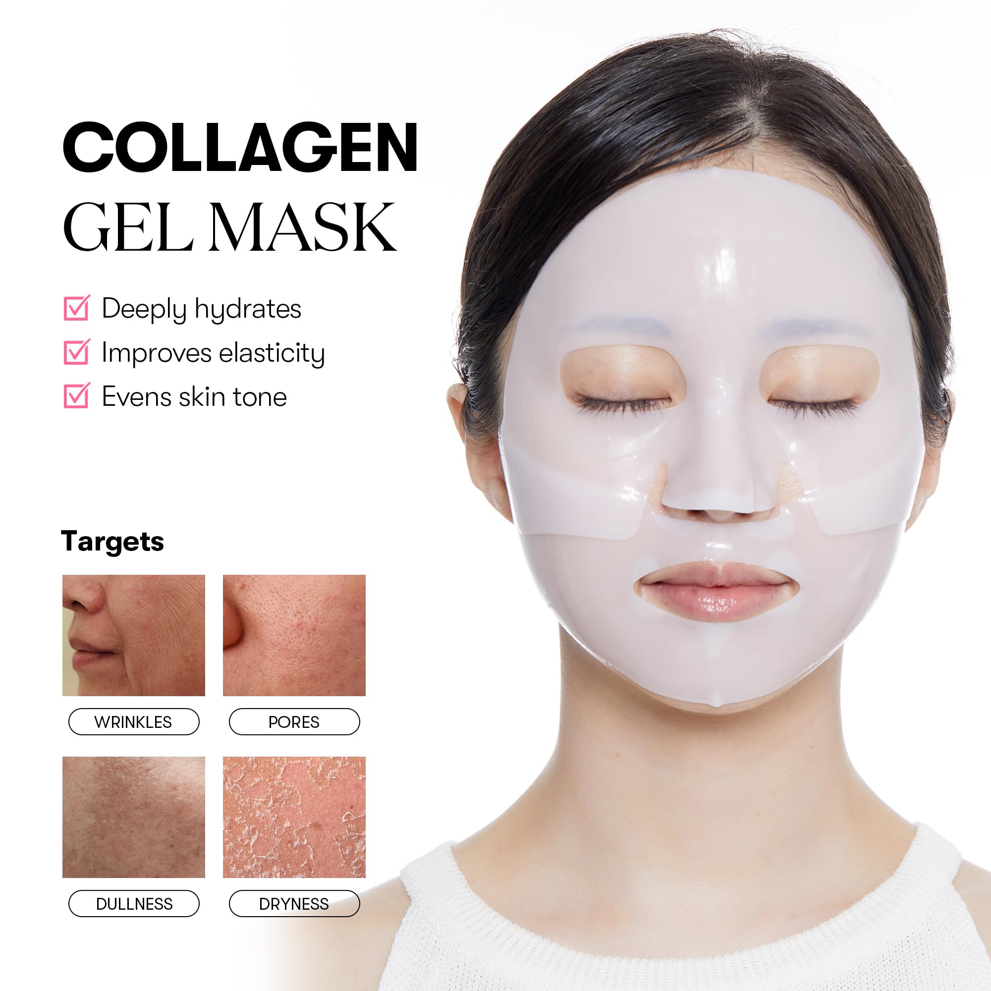 VT COSMETICS Reedle Shot mask fits contours for effective hydration delivery.