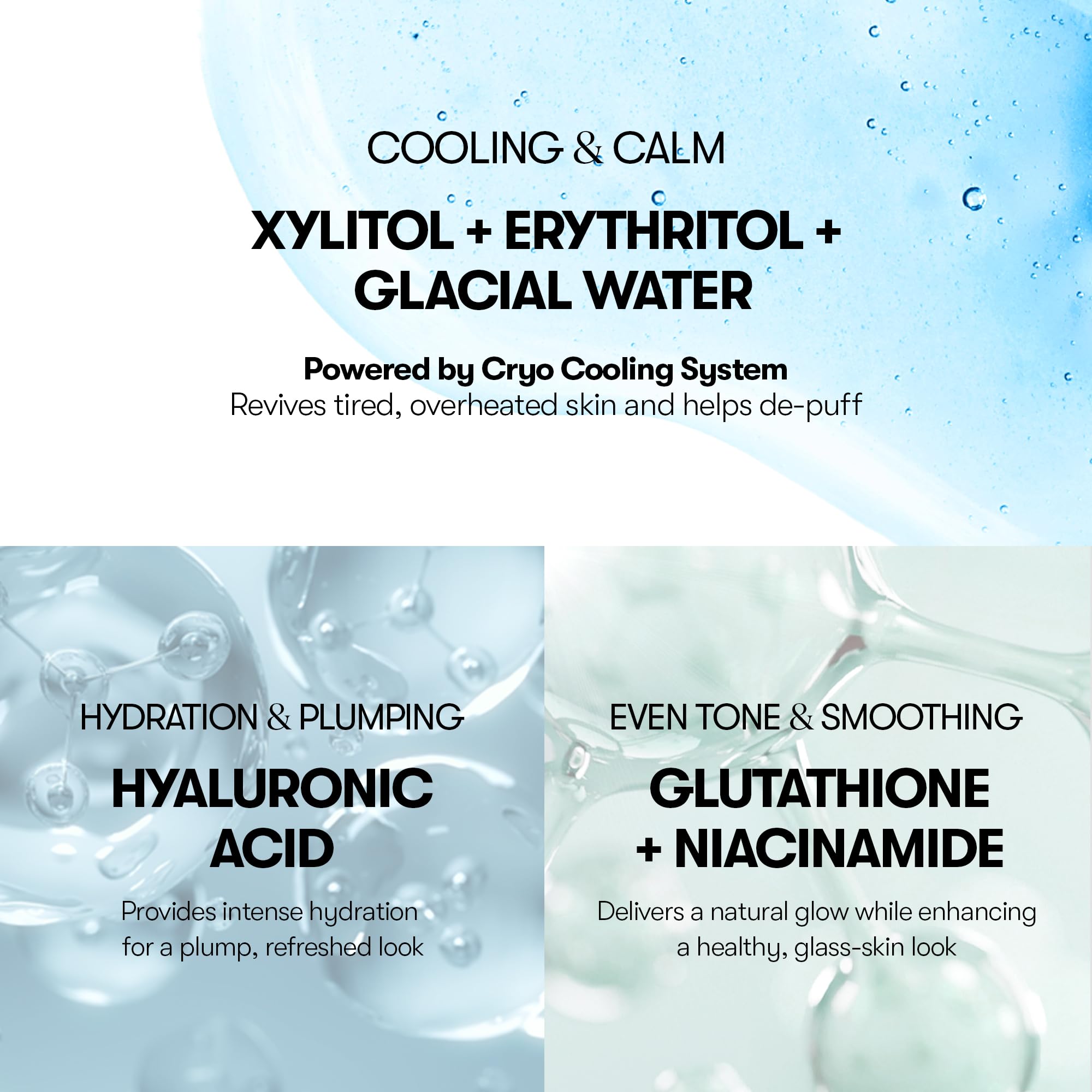 VT COSMETICS Cryo Ice Cool Mask 30-sheets box for convenient daily care.
