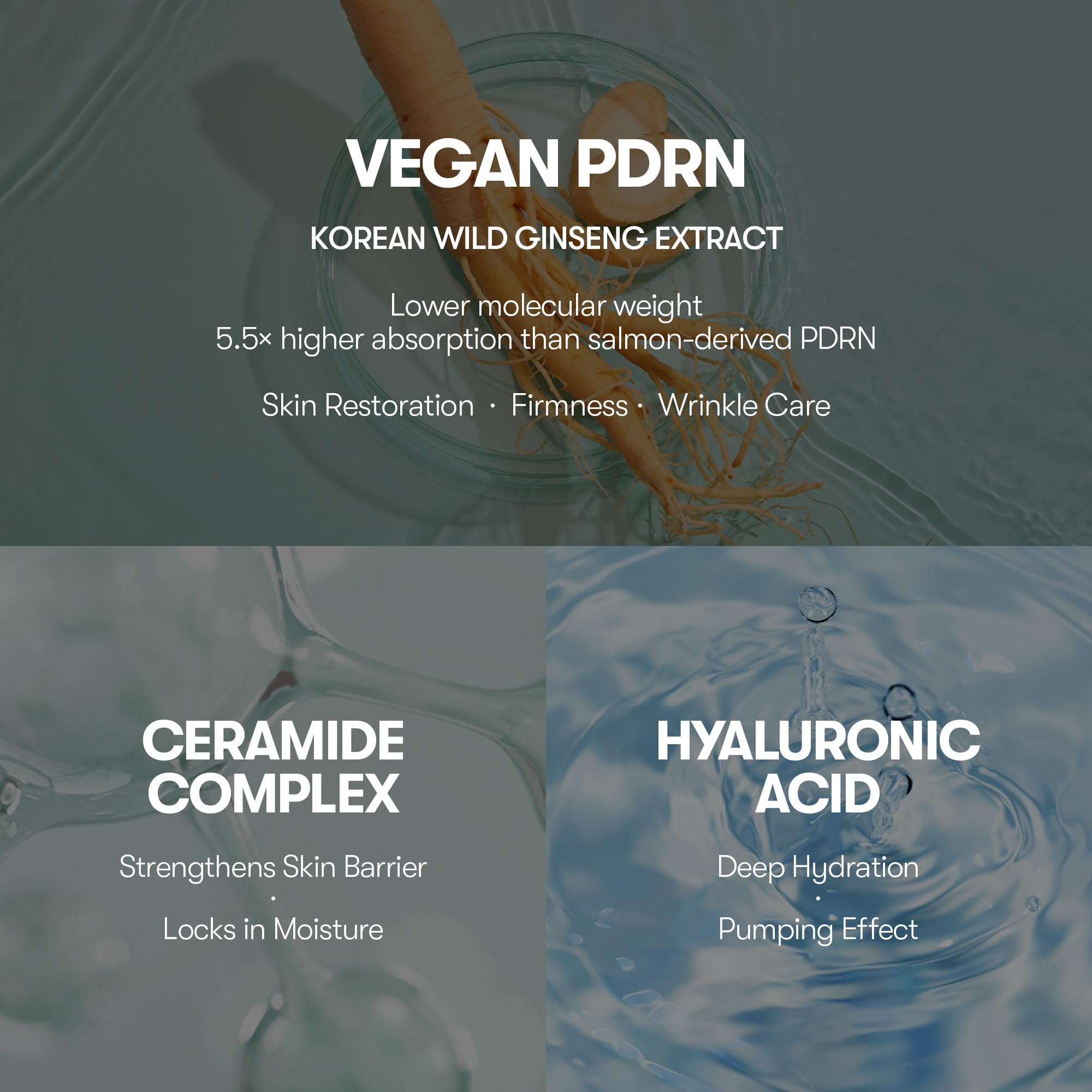 VT COSMETICS PDRN Daily Mask with hyaluronic acid provides deep hydration