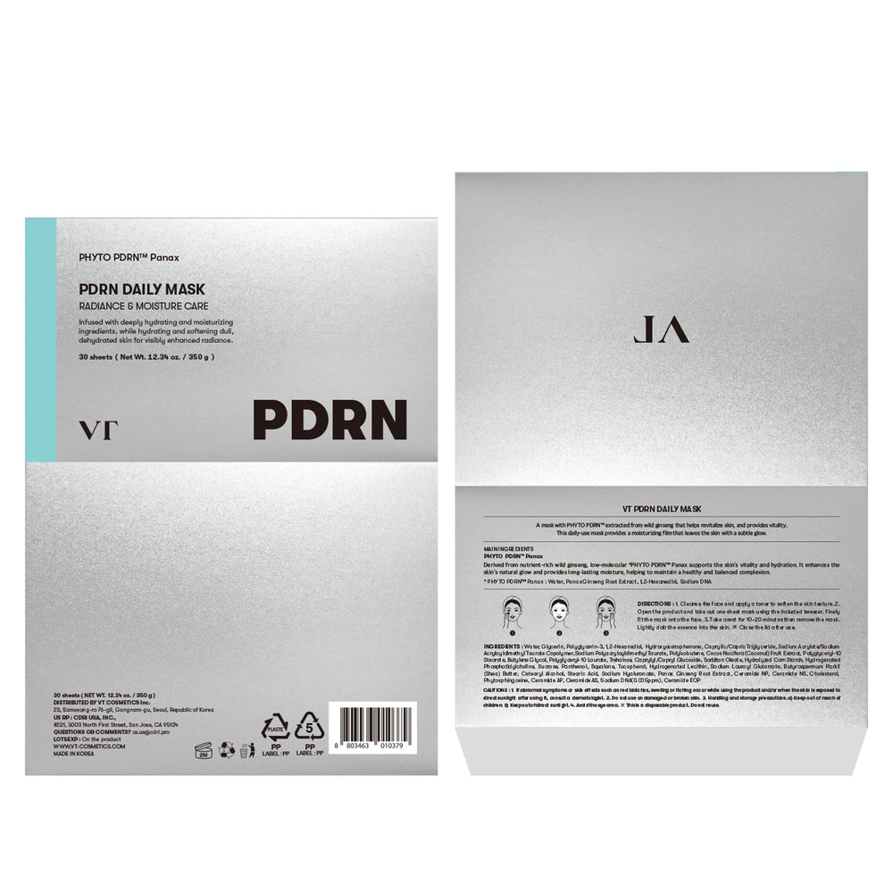 VT COSMETICS PDRN Daily Mask ideal for busy mornings and on-the-go skin care