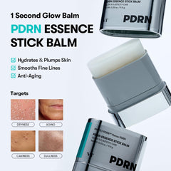 VT COSMETICS PDRN Essence Stick Balm close-up glow on skin