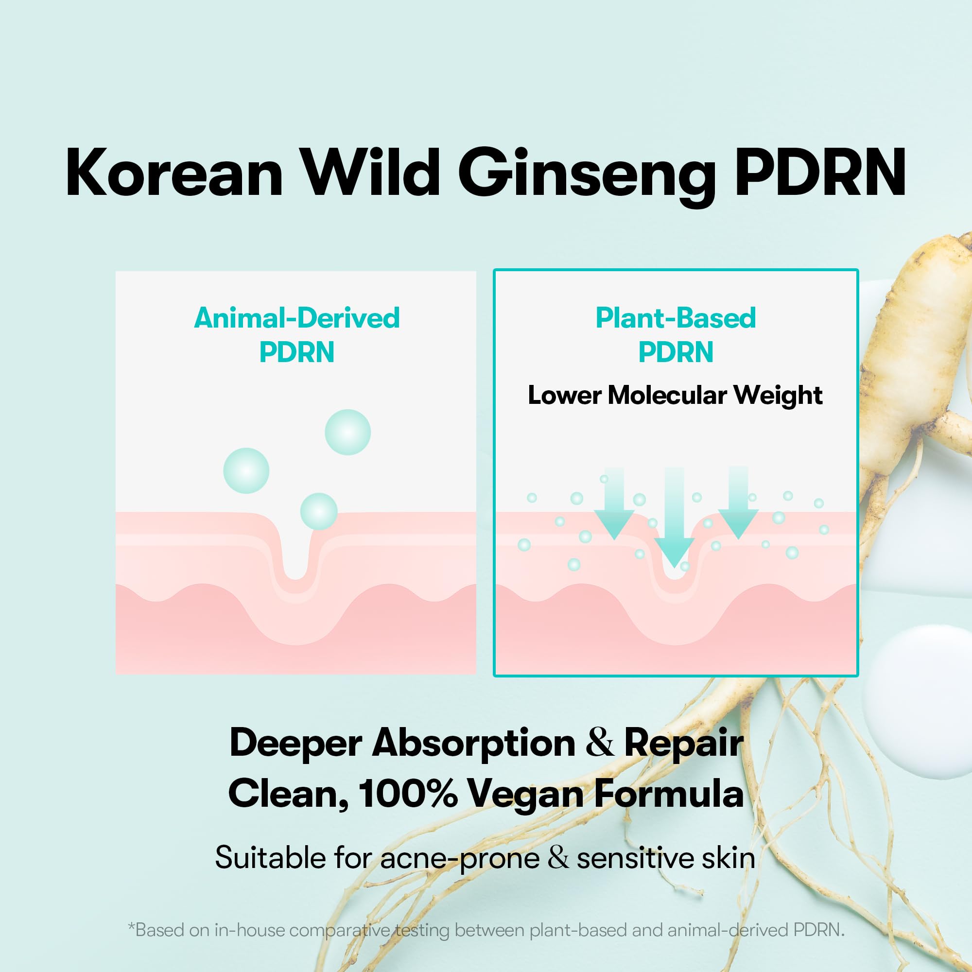 Overnight hydration with VT COSMETICS PDRN mask for balanced skin.