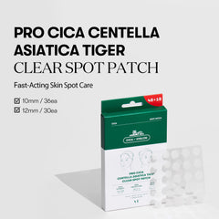 VT COSMETICS Pro Cica Pimple Patches on face demonstrates invisible protection during daily activities.