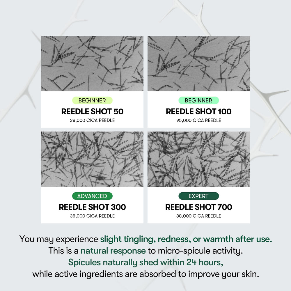 VT COSMETICS Reedle Shot serum texture appears lightweight and refreshing.