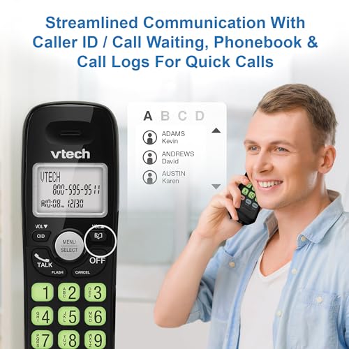VTech VG131-21 wall-mountable base offers flexible placement.