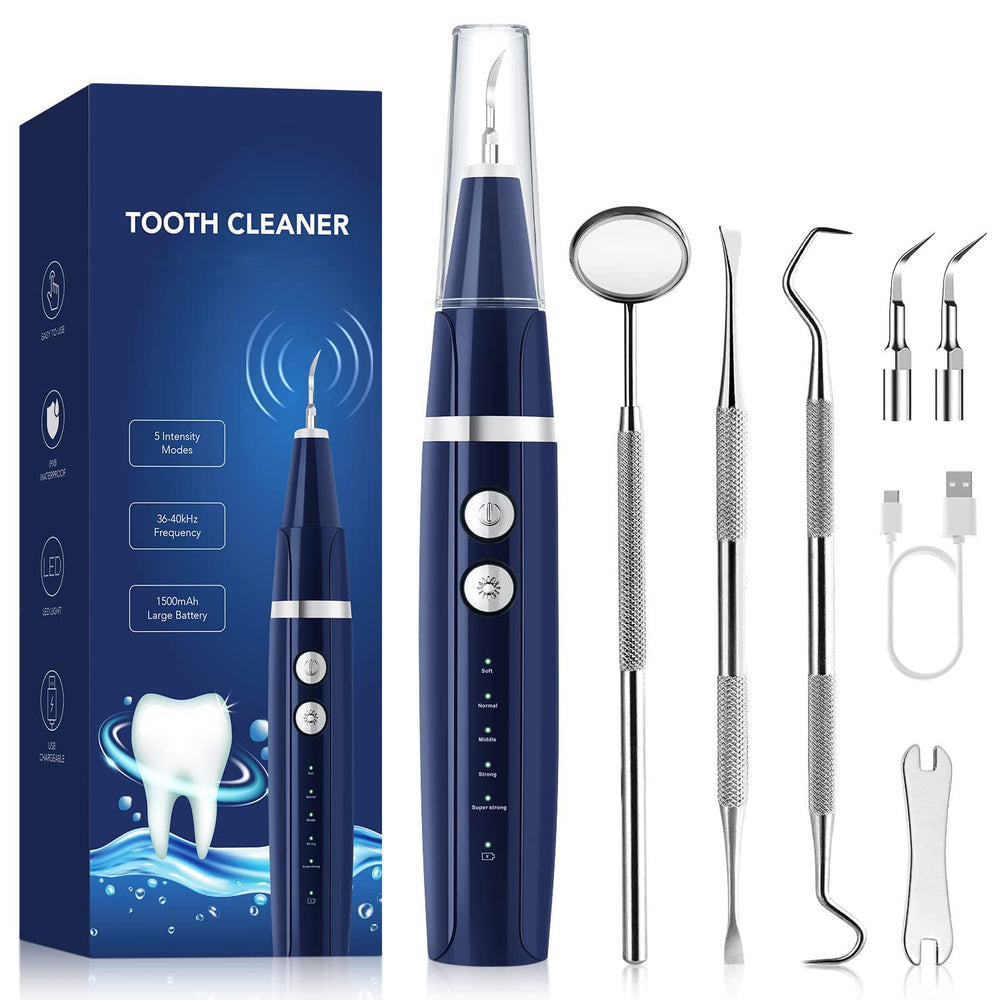 Vtiisamao plaque remover teeth head-on view for precise cleaning