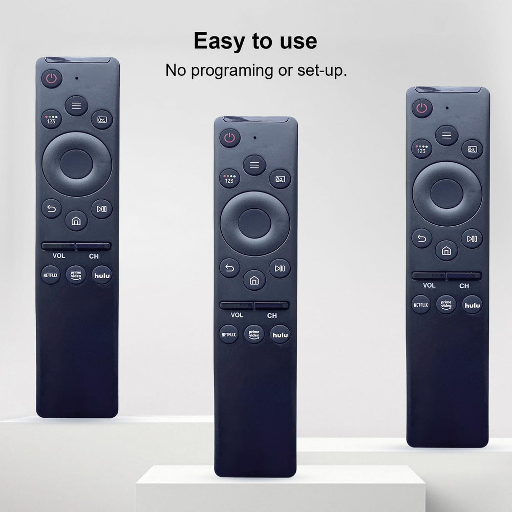 VTINVAN Samsung remote 3-pack back view highlighting compact controls for easy handling.