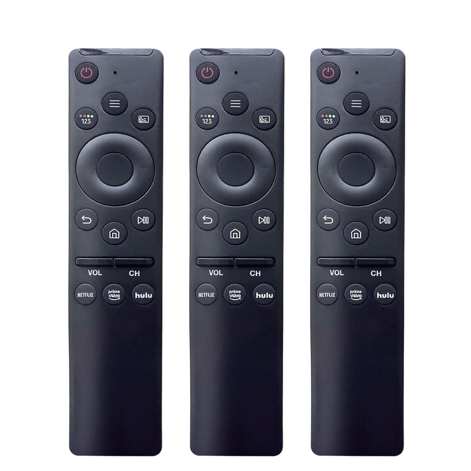 VTINVAN Samsung remote 3-pack front view showing universal compatibility and backup convenience.