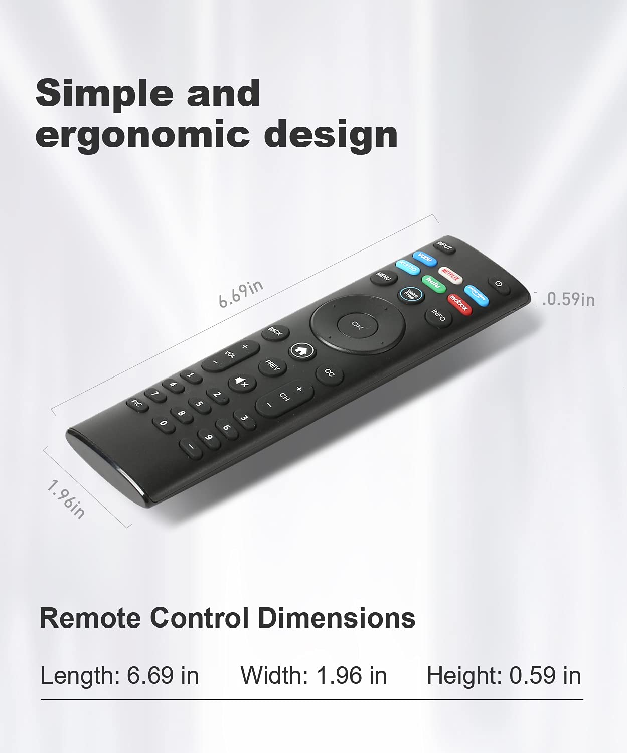 Vtinvan remote no-programming design keeps setup quick and frustration-free