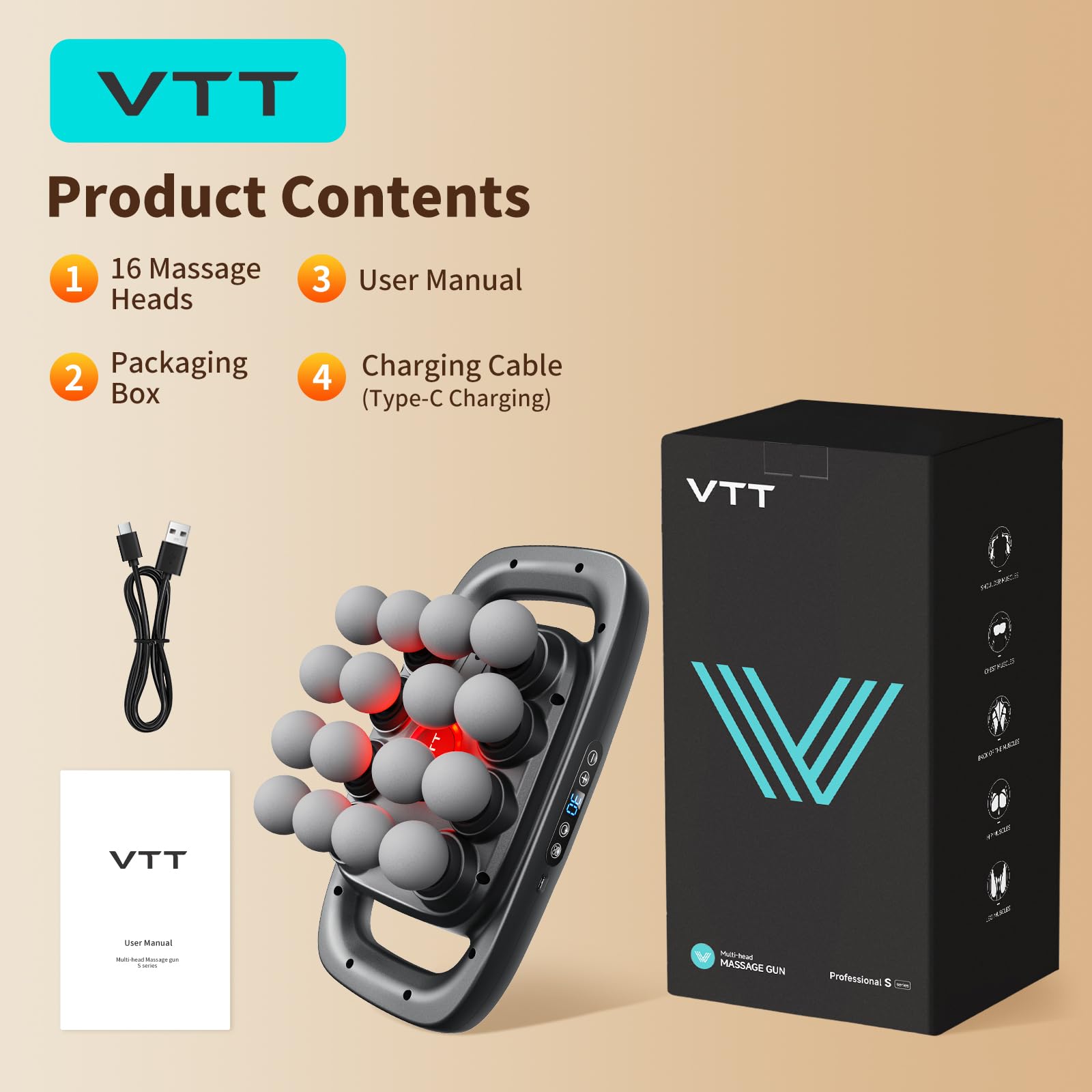 VTT massage gun makes a practical gift for recovery-minded friends.