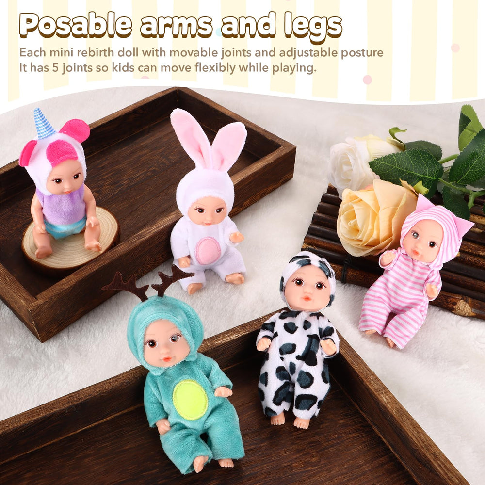 Vueos mini doll in bear outfit for cozy stories