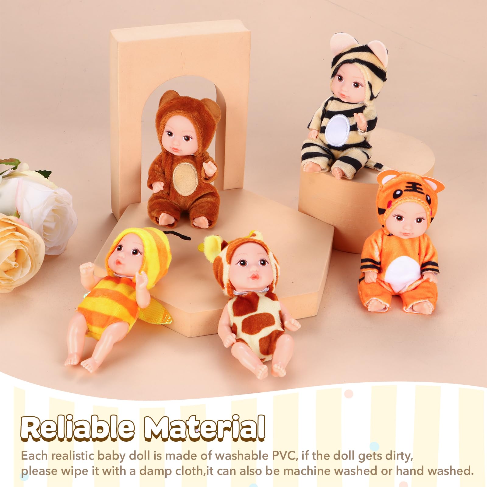 Vueos mini doll in leopard outfit adds adventurous fun