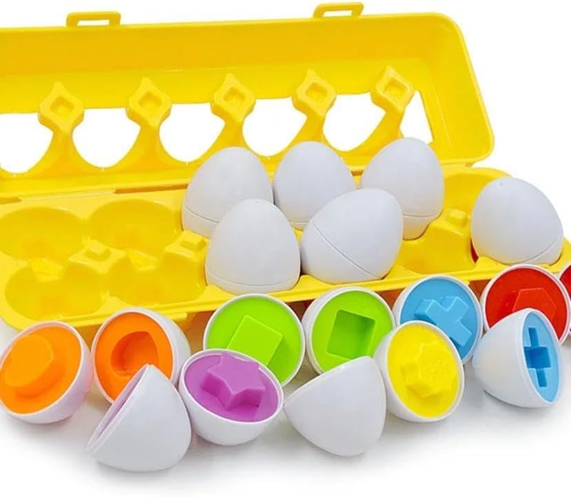 VUIYA Matching Eggs in Easter basket gift idea for toddlers