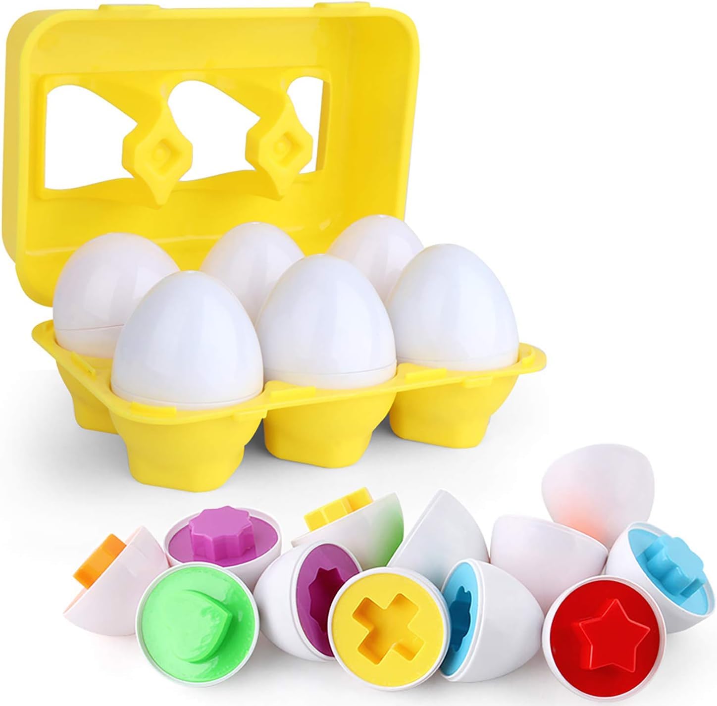 VUIYA color-matching eggs set for toddlers enhances early learning.