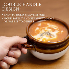 Vumdua oven-safe bowl keeps soups warm without warping