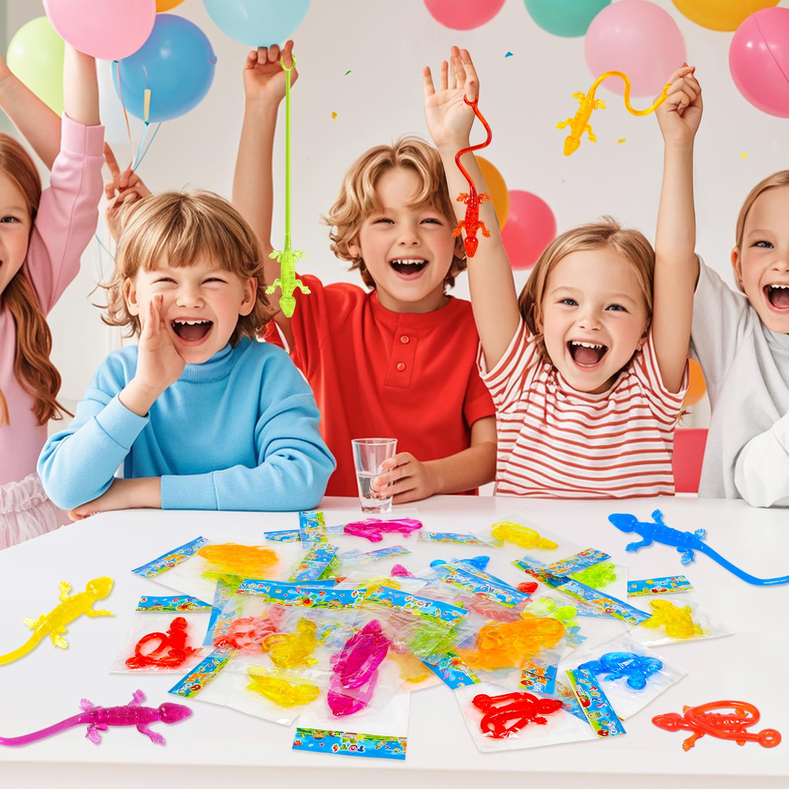Vunrahsg Sticky Gecko Toy safe materials for kids ages 3 and up.