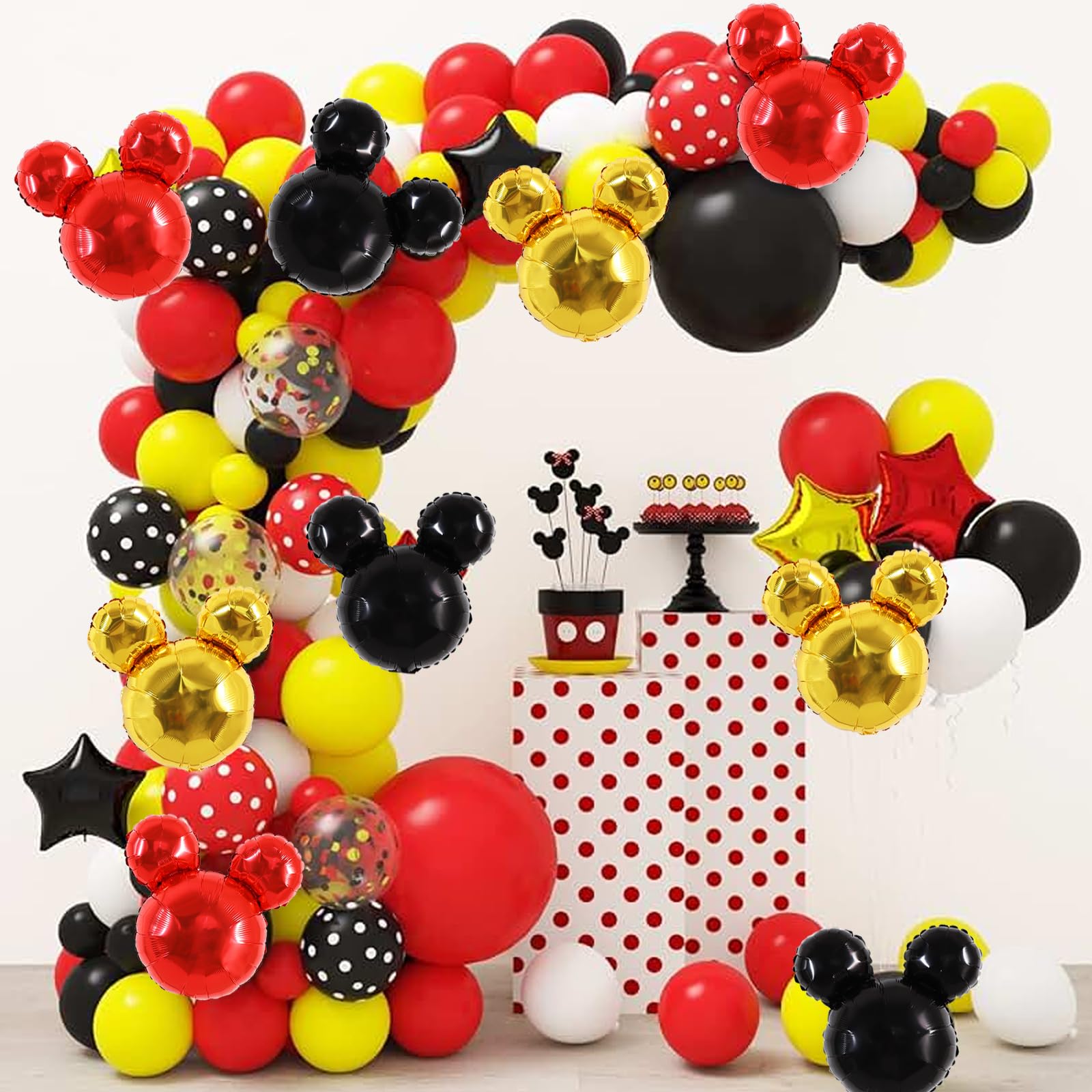 Easy-to-assemble mouse-head balloon enhances any festive event with quick setup