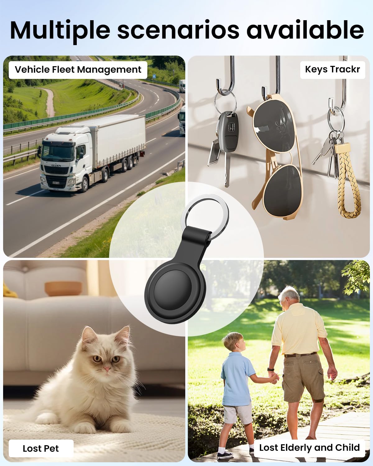 VVyL kid backpack tracker for child safety and easy location.