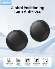 VVyL SeekTag app interface displaying real-time location on mobile.