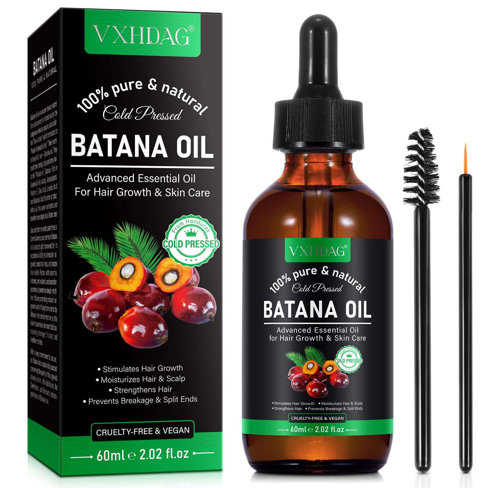 VXHDAG Batana Oil bottle ready for hair care and nourishment