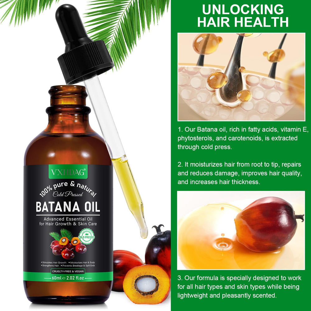 VXHDAG Batana Oil mixed into conditioner boosts conditioning and shine.