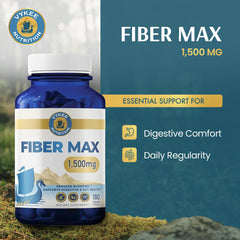 Vykee Nutrition Advanced Fiber Complex capsules close-up highlighting psyllium husk for fiber support