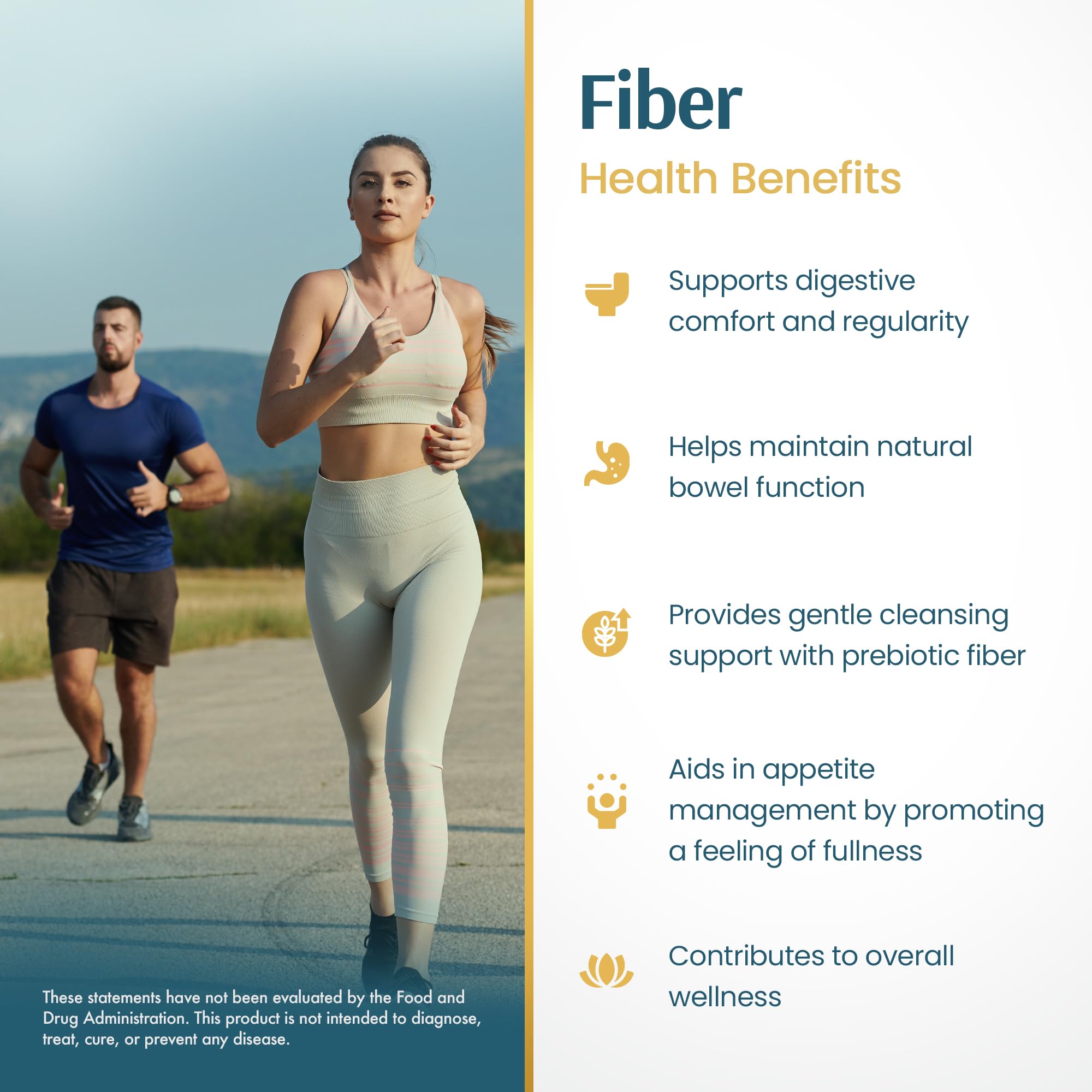 Vykee Nutrition Advanced Fiber Complex capsules in hand, convenient daily fiber routine
