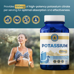 Vykee Nutrition Potassium Citrate capsules ingredients panel confirms vegan, non-GMO