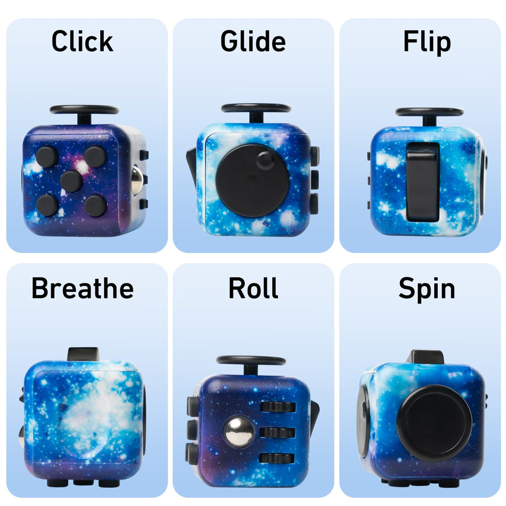 VYOTP fidget cube breathing feature supports calm moments during study