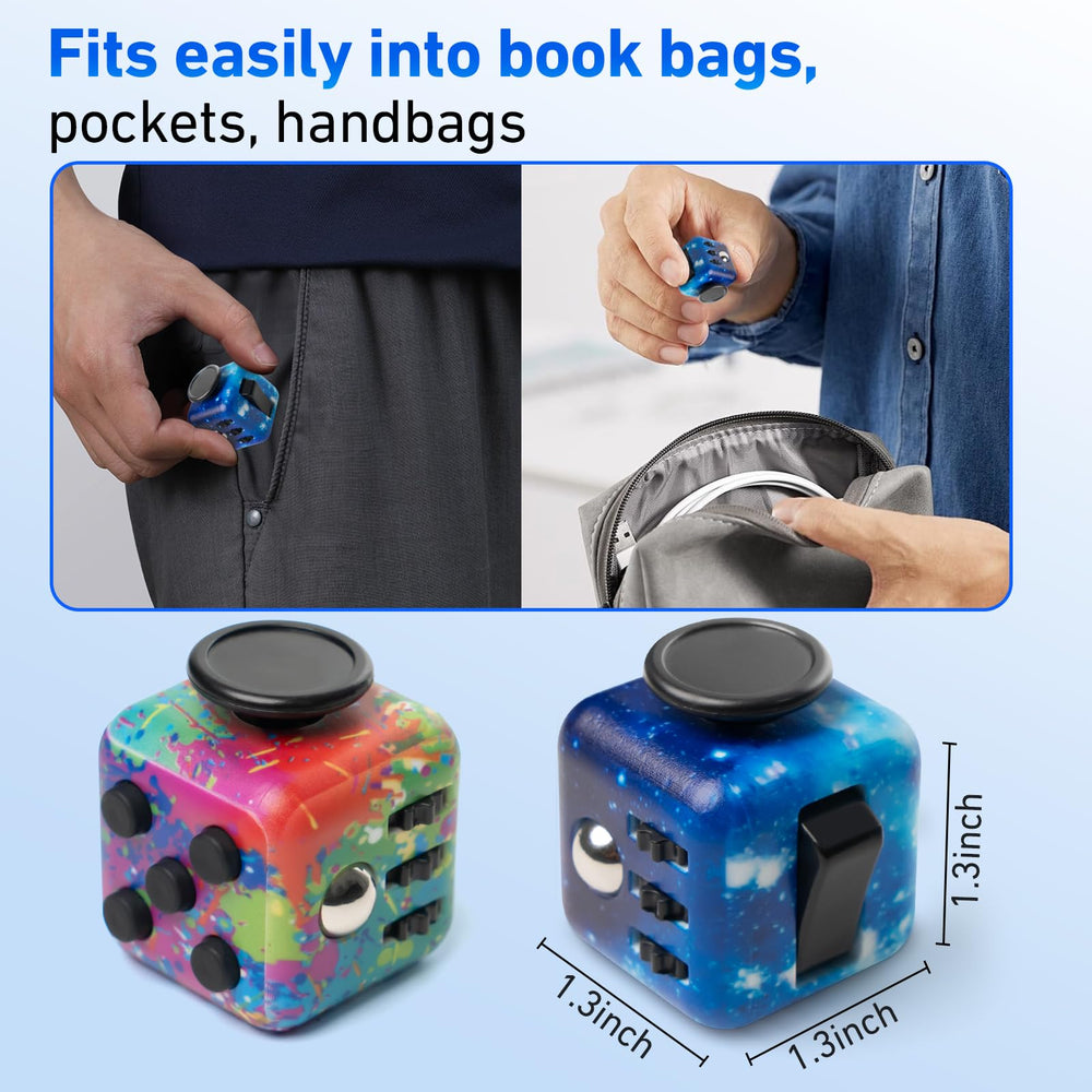 VYOTP fidget cube spinning wheel enhances fine motor skill and sensory focus
