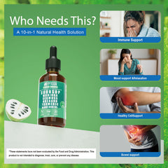 Vyxion Soursop Bitters amber bottle closeup emphasizes natural ingredients and color