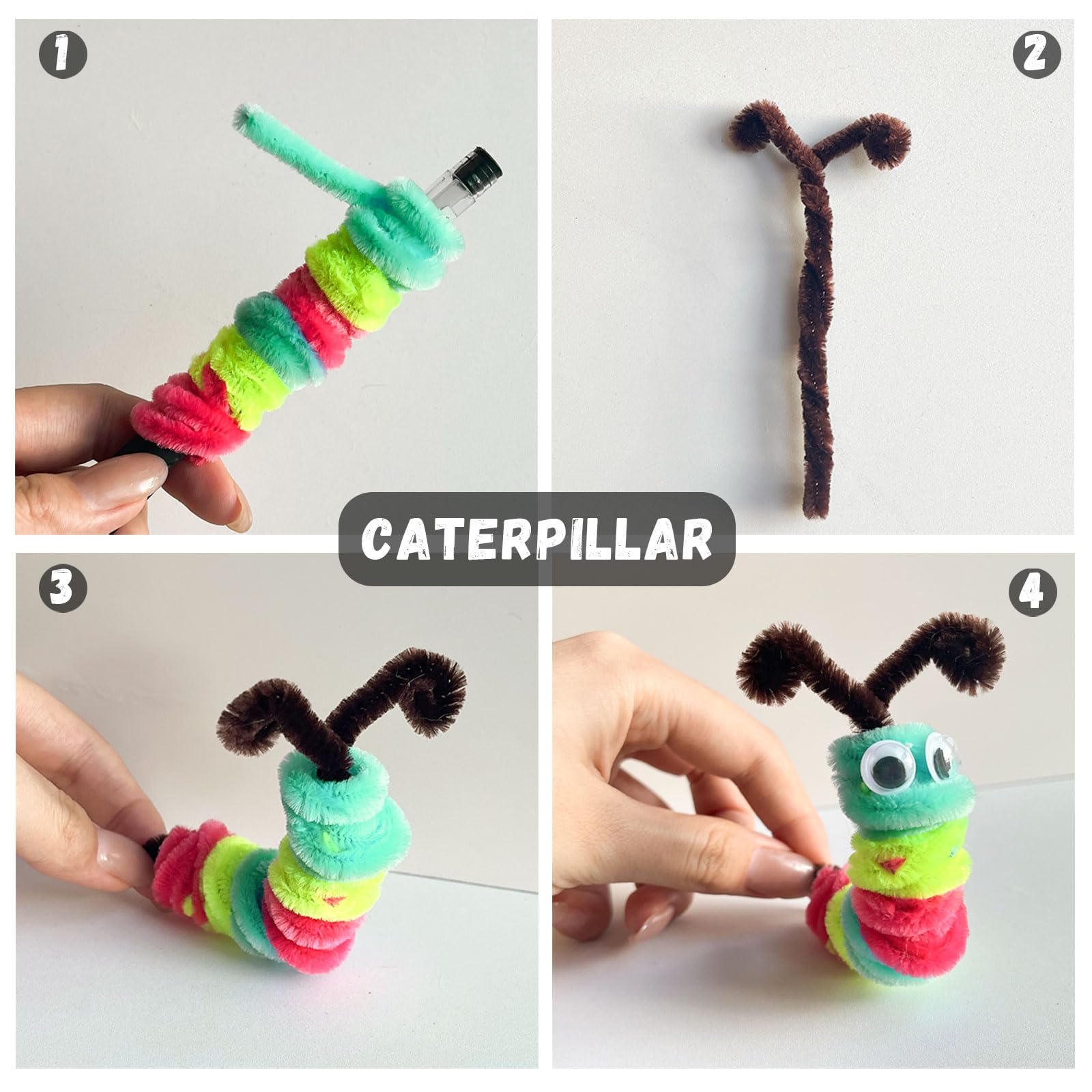 VZF craft stems suitable for kids travel activities and on-the-go creativity.