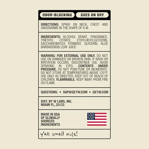 Close-up of W Jake Paul Original label highlighting clean design and features
