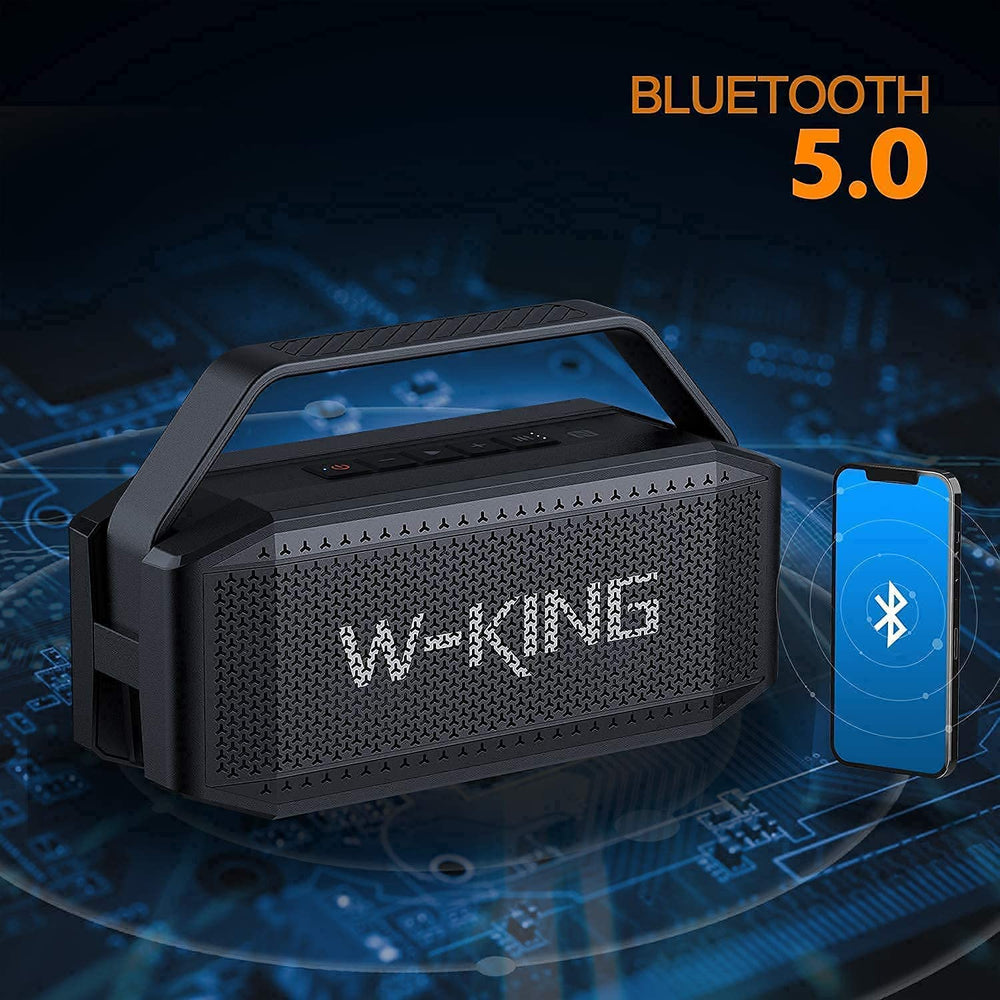 W-KING NFC quick pairing feature on the speaker